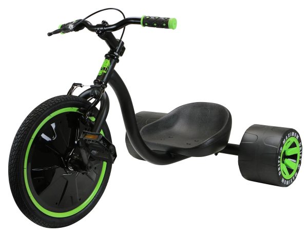 Madd Gear Adjustable Mini Drift Trike, Green/Black - MadeInUSA