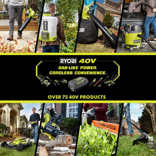 RYOBI OP4040A03 40V LithiumIon 4.0 Ah Battery and Charger - MadeInUSA - Image 8