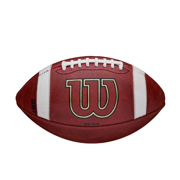 Wilson GST Game Football in Dark - MadeInUSA