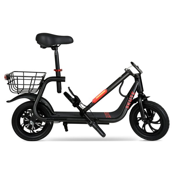 Hyper 36V Skute Commute 12 inch Seated Electric Scooter with Basket, 250W Motor, 13 Years+, Max Speed 15MPH, Size: 36 Volt - MadeInUSA - Image 8
