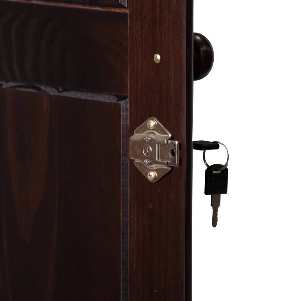 Palace Imports 5643 Flexible Mocha Solid Wood Wardrobe - MadeInUSA - Image 6