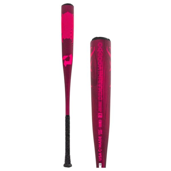 2024 DeMarini Neon Pink Voodoo One -3 BBCOR Baseball Bat, 33"/30 oz - MadeInUSA - Image 2