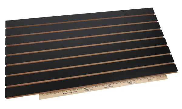 SSWBasics 4 ft x 2 ft Horizontal Black Slatwall Panels - Pack of 2 - MadeInUSA - Image 7