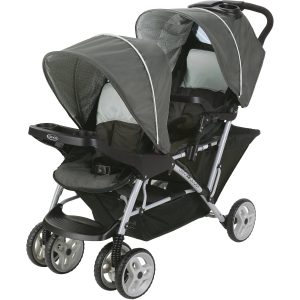 Graco DuoGlider Click Connect Double Stroller in Glacier - MadeInUSA