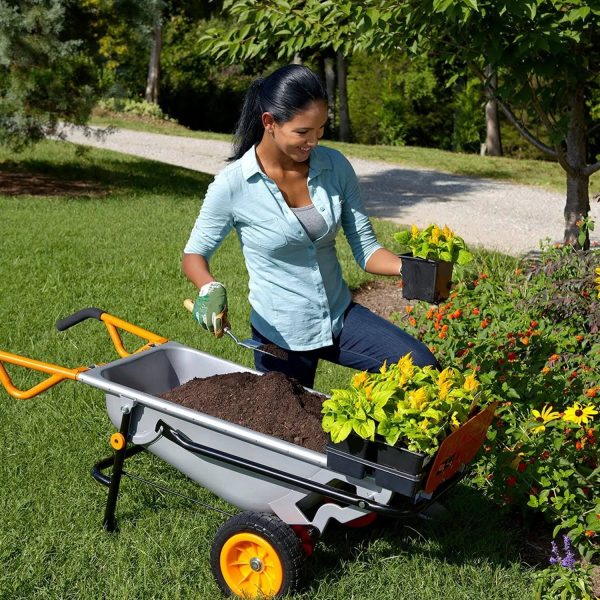 Worx WG050 Aerocart 8-in-1 Wheelbarrow - MadeInUSA - Image 4