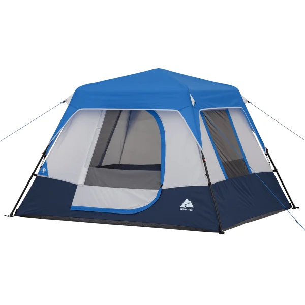 Ozark Trail 4-Person Instant Cabin Tent with LED Lighted Hub - MadeInUSA