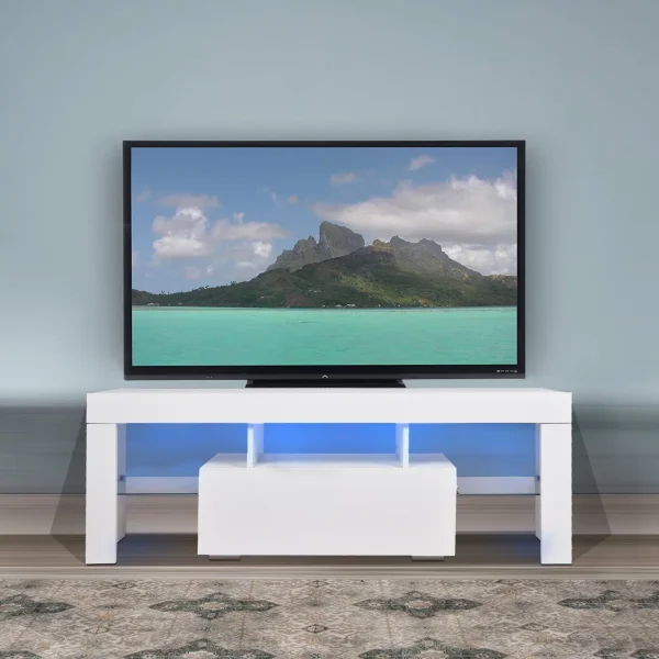 CoSoTower TV Stand with Storage 51 Inch LED Modern TV Media Console Entertainment Center with Drawer TV Cabinet for Living Room Bedroom - MadeInUSA