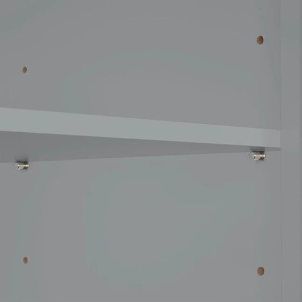 RiverRidge Somerset 22.81in W x 24.5in H x 7.88in D Gray Bathroom Wall Cabinet - MadeInUSA - Image 8