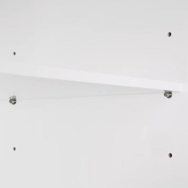 RiverRidge Ashland 27.44in W x 64.88in H x 7.81in D White OvertheToilet Storage - MadeInUSA - Image 7