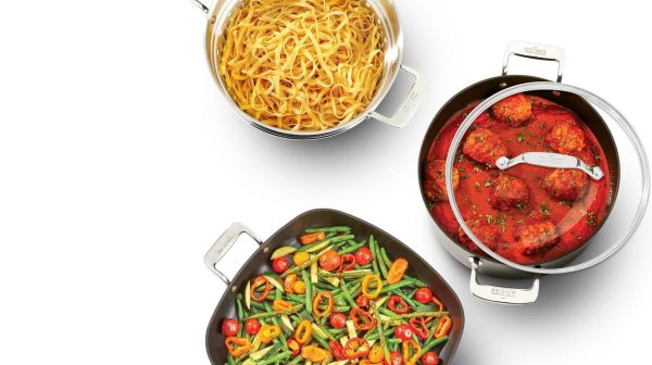 All Clad | Essentials Nonstick Cookware Set, 10-Piece - MadeInUSA - Image 2