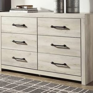 Ashley Cambeck 6 Drawer Dresser, Whitewash - MadeInUSA