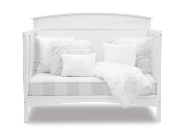 Delta Children Archer 4-in-1 Convertible Crib - Grey - MadeInUSA - Image 2