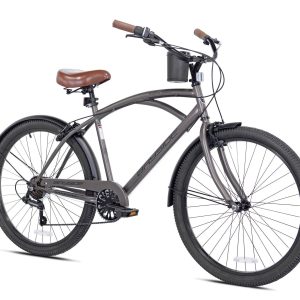 Kent 26 in. Bayside Men's Cruiser Bike, Satin Cocoa - MadeInUSA