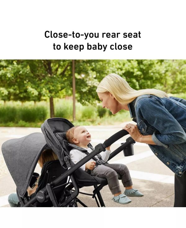 Graco - Ready2Grow 2.0 LX Double Stroller Clark - MadeInUSA - Image 7
