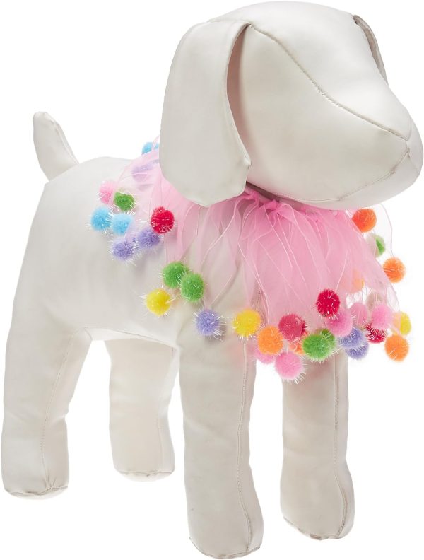 Midlee Pink Birthday Pom Pom Dog Collar - Image 15