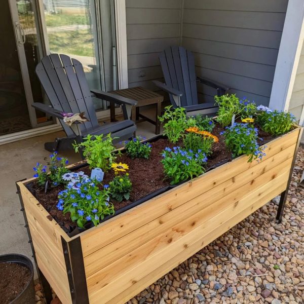 Cedar Planters 18" x 60" Raised Garden Bed - MadeInUSA - Image 5