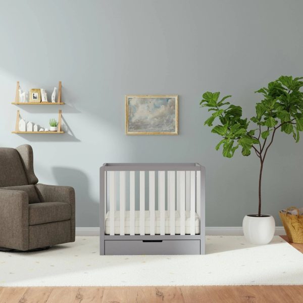 Carter's by DaVinci Colby 4-in-1 Convertible Mini Crib with Trundle - Washed Natural - MadeInUSA - Image 7