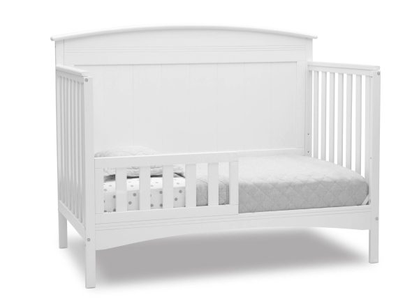 Delta Children Archer 4-in-1 Convertible Crib - Grey - MadeInUSA - Image 3