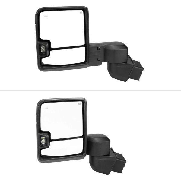 2021 Chevy Silverado 2500 Spec-D Towing Mirrors - MadeInUSA - Image 7