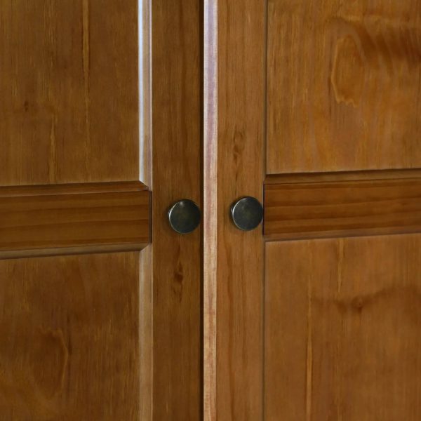 Grain Wood Furniture Sheila Armoire; Walnut - MadeInUSA - Image 7