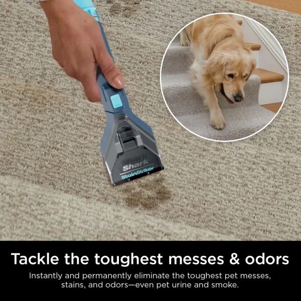 Shark StainStriker Portable Carpet & Upholstery Cleaner, for Use on Carpets, Area Rugs, Couches, Upholstery, Cars & More, Navy, PX200 - MadeInUSA - Image 4