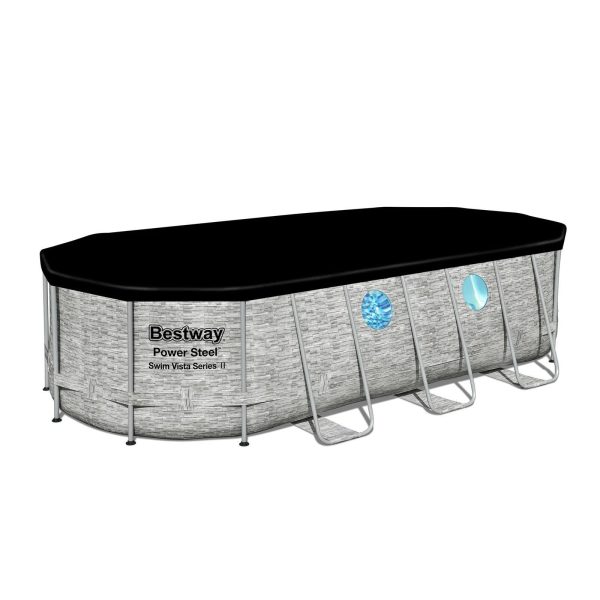 Bestway Power Steel Swim Vista 18' X 9' X 48" Above Ground Swimming - MadeInUSA - Image 10