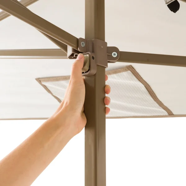 Ozark Trail 13' x 13' Beige Instant Outdoor Canopy with UV Protection - MadeInUSA - Image 6