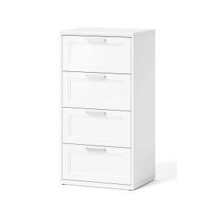 Style Selections Lana 21-in W x 16-in D x 40.2-in H White Solid Wood Closet Tower | LWSCDS - MadeInUSA