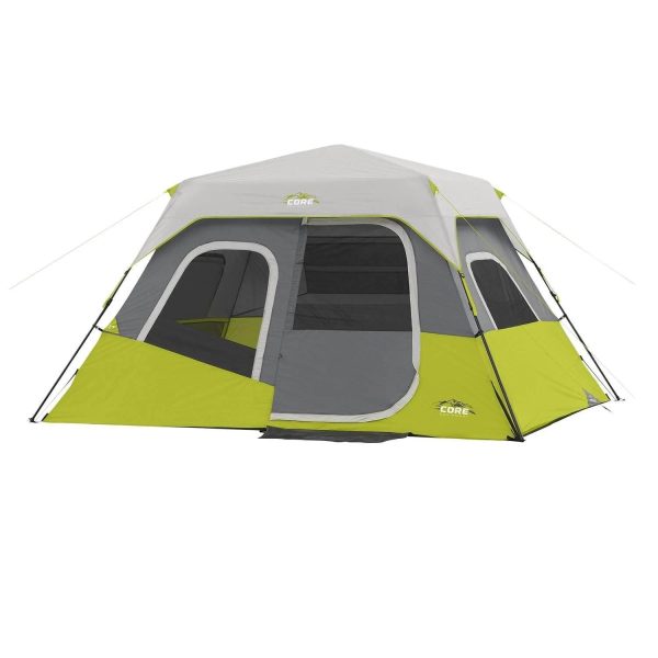Core Equipment 6 Person Instant Cabin Tent 11' x 9' - MadeInUSA