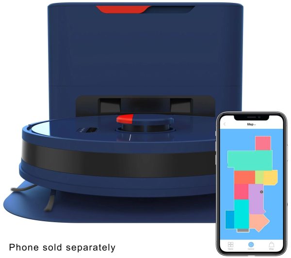 bObsweep Dustin Wi-Fi Connected Self-Emptying Robot Vacuum and Mop - MadeInUSA - Image 2