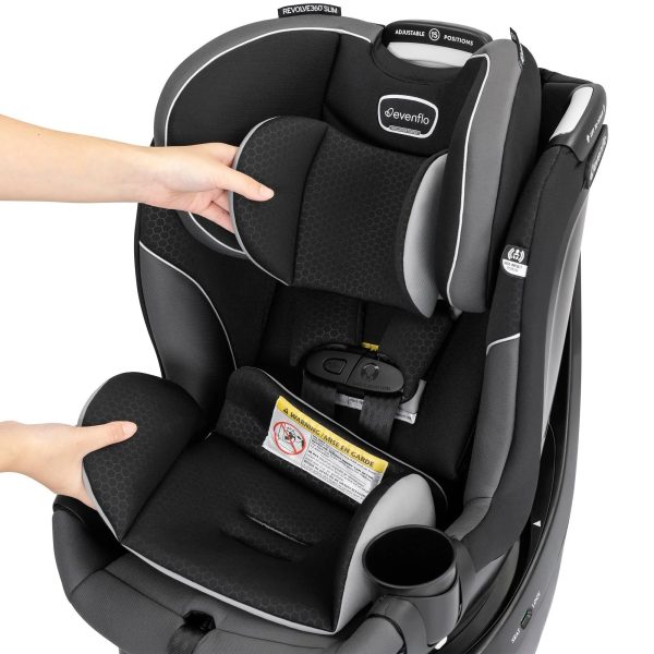 Evenflo Revolve360 Slim 2-in-1 Rotational Car Seat - Canton - MadeInUSA - Image 10
