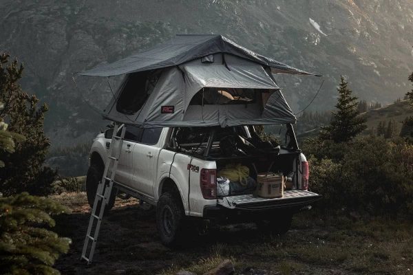 Rough Country (99049) Roof Top Tent | Rack Mount | 12 Volt Accessory w/Ladder Extension & LED Light Kit - MadeInUSA - Image 11