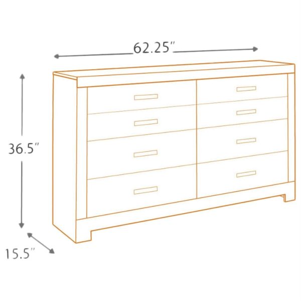 Ashley Culverbach Dresser, Gray - MadeInUSA - Image 2