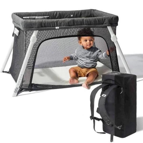 Lotus Travel Crib - Backpack Portable Lightweight Easy to Pack Play - MadeInUSA - Image 3