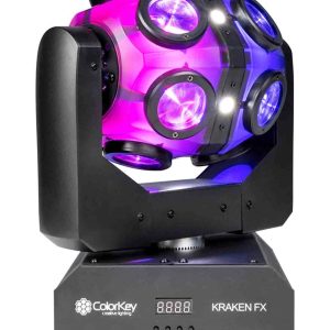Colorkey CKU1070 Kraken FX Energizing QUAD Color LED Effect Light with Built in Blinder - MadeInUSA