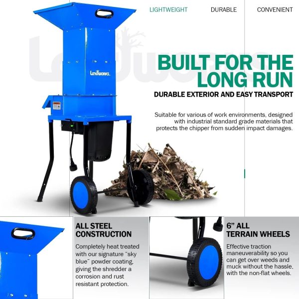 Landworks TRI-GUO049 Leaf Mulcher & Shredder - MadeInUSA - Image 2