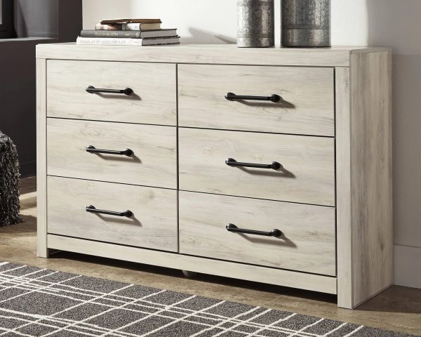 Ashley Cambeck 6 Drawer Dresser, Whitewash - MadeInUSA - Image 2