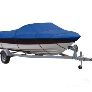 BLUE, GREAT QUALITY BOAT COVER Compatible for SUNBIRD/ HYDRA SPORT SPL 160 O/B 1991 - MadeInUSA