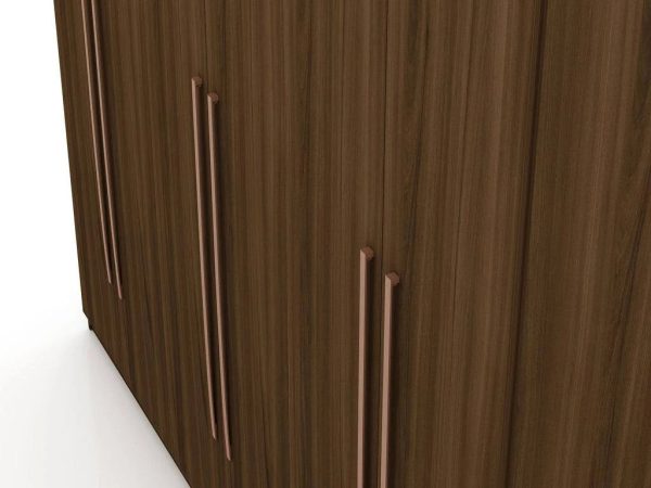 Manhattan Comfort Tatiana Midnight Blue Gramercy Wardrobe Armoire Closet - MadeInUSA - Image 2