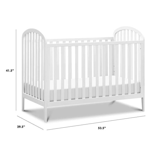 DaVinci Beau 3-in-1 Convertible Crib - Honey - MadeInUSA - Image 9