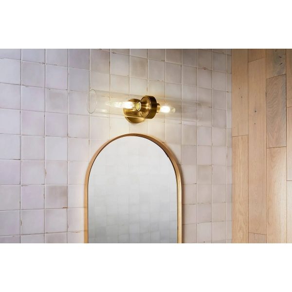 Kohler 27263-SC02 Purist 22" Two-Light Sconce - Polished Nickel - MadeInUSA - Image 2