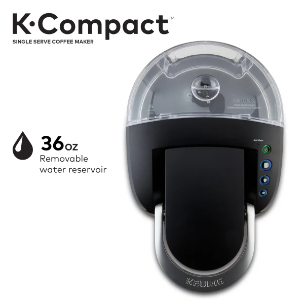 Keurig K-Compact Single-Serve K-Cup Pod Coffee Maker, Black - MadeInUSA - Image 6