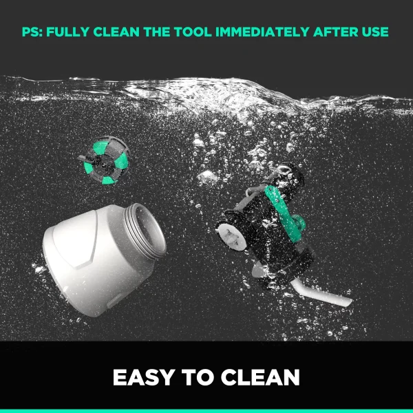 Litheli 20V Cordless Paint Sprayer Gun, HVLP Paint Sprayers Battery Powered Paint Gun with 4.0 Ah Battery & Charger - MadeInUSA - Image 6