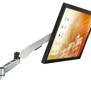 Mount-It! Monitor Wall Mount | Fits 13-27 Inch Screen Sizes | TAA Compliant | Black - MadeInUSA