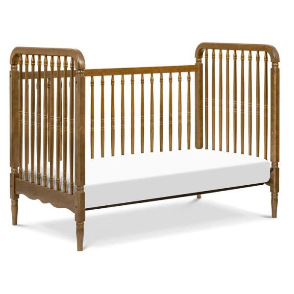 Namesake Liberty 3-in-1 Convertible Spindle Crib with Toddler Bed Conversion Kit - Honey - MadeInUSA - Image 9