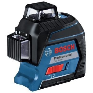 Cordless Red Beam 360 Degree ThreePlane Leveling and AlignmentLine Laser - MadeInUSA