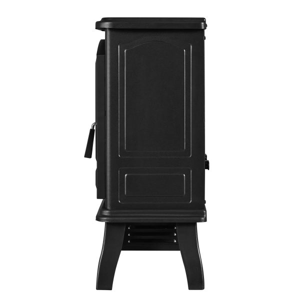 Style Selections 19.5-in W 5200-BTU Black Metal Infrared Quartz Electric Stove with Thermostat | CFI-7025-01 - MadeInUSA - Image 2