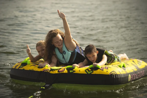 Body Glove Riverside 3-Person Yellow Waterskiing Towables - MadeInUSA - Image 10