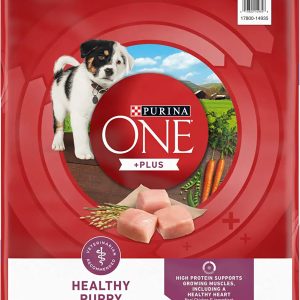 Purina ONE Natural High Protein Dry Puppy Food, Plus Healthy Puppy Formula 16.5 lb. Bag - MadeInUSA