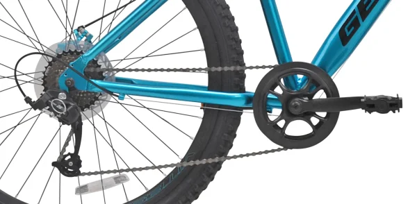 Genesis 27.5 in. Serrano Ladies Mountain Bike, Blue - MadeInUSA - Image 6